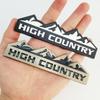 3D Metal HIGH COUNTRY Emblem Badge Alloy Decoration Grille Sticker Car Rear Trunk Fender Side Decal for Chevrolet Accessories