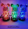 Firework Led Bear Light Home Decor Gift for Birthday Christmas Lamp Lighting 3D Bear Atmosphere Night Light