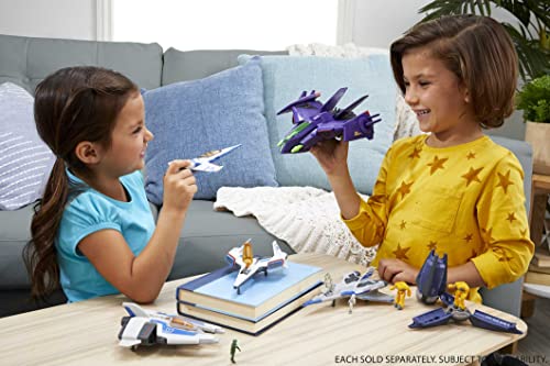 Mattel Disney & Pixar Lightyear Hyperspeed Series Mini Action Figure & Toy Vehicle Set: Buzz Lightyear & XL-07 Spaceship 5.6-inch Vehicle