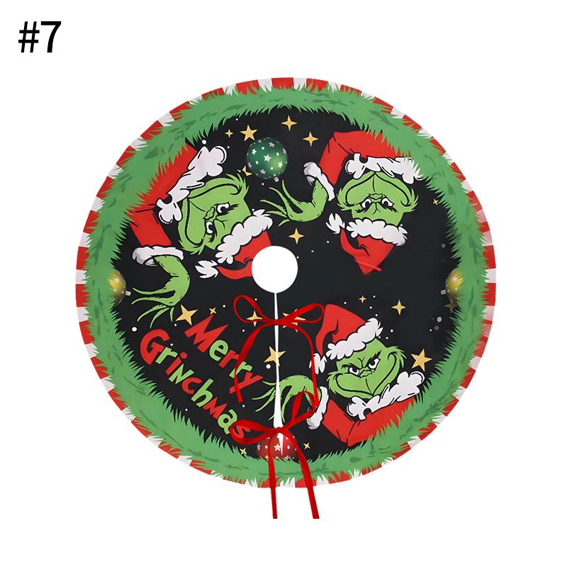 40-90cm Christmas Tree Skirt White Snowflake Xmas Tree Skirt Christmas Tree Decorative Base Carpet New Year Navidad Party Decor