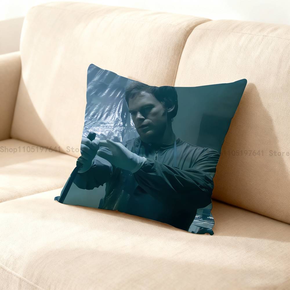 D-Dexter Morgan Kissenbezug Kissenhülle Heimdeko Geburtstagsgeschenk Kissenhülle