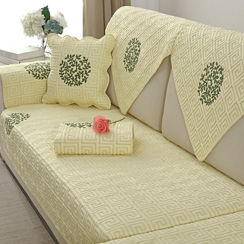 Pernă de bumbac pentru canapea chinezească, universală pentru toate anotimpurile, antiderapantă, de înaltă calitate, pentru canapea din lemn masiv, simplă, modernă, husă din pânză, husă