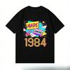 Made In 1984 Years Old Retro Vintage 80s 38th Birthday TShirt Officialwebsite Unisex Mens Clothing Pure Cotton Tshirt