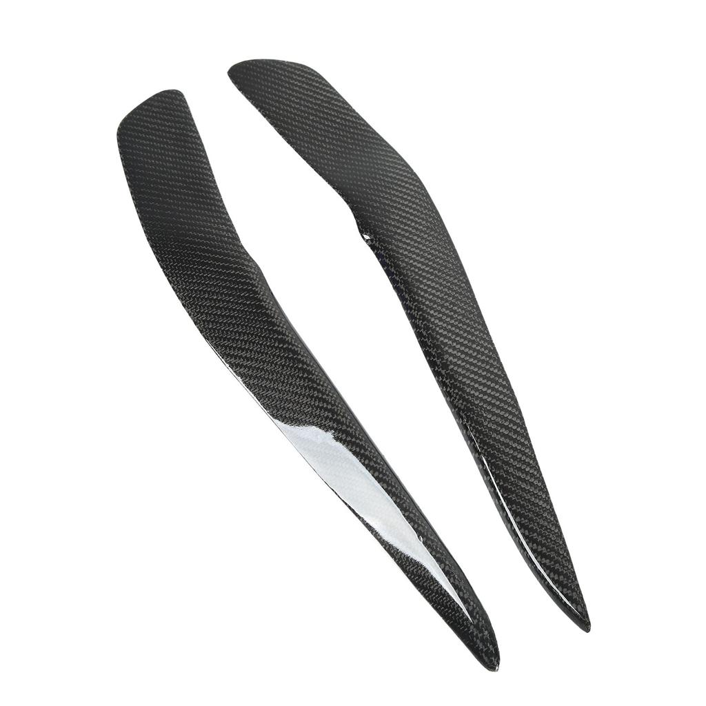 2 Stück Kohlefaser Scheinwerfer Augenbrauen Hitzebeständig Auto Frontscheinwerfer Augenlid Abdeckung Ersatz für IS200 1999‑2004