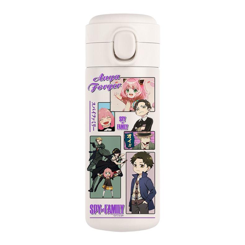 SPY×FAMILY thermos cup Anya Forger Two-dimensional lovers water cup Cute anime men and women portable takeout tour car