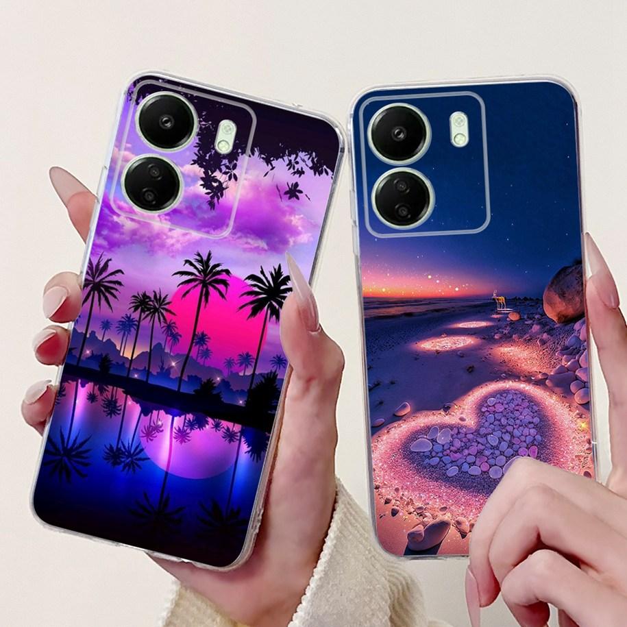 For Xiaomi Poco C65 Case Poco C75 Cover Fashion Butterfly Soft Silicone Capa Phone Back Cover For Xiomi Poco C65 C75 C 65 Bumper