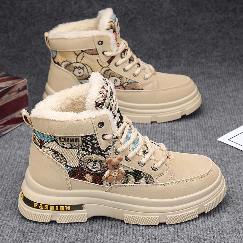 Martin boots winter new high-top casual British wind locomotive mid-top men's boots