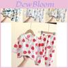 Ensemble de pyjama confortable en coton pour garçons, pyjama d'été léger pour enfants