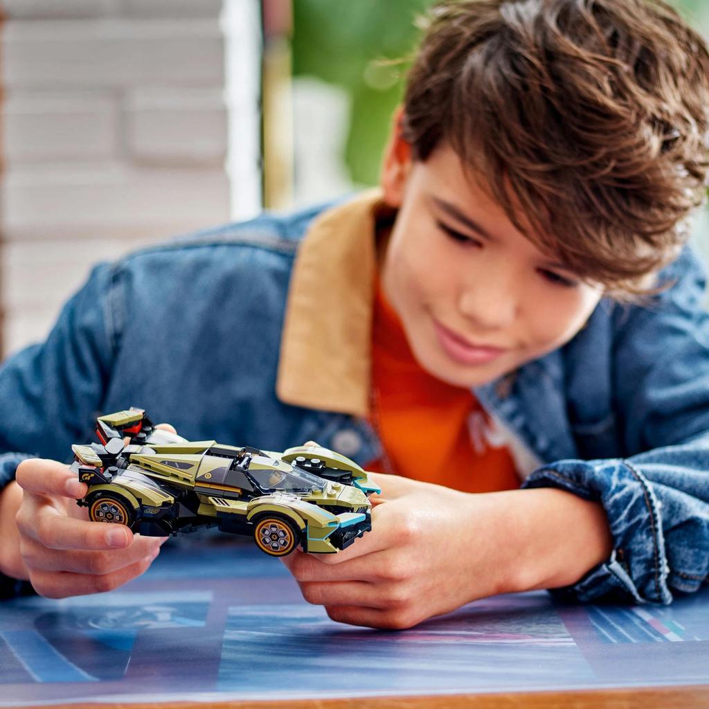 LEGO Speed Champion Lamborghini Lambo V12 Vision Gran Turismo Toy Present Birthday Block Christmas Boys Girls Children 10 Years Old 11 Years Old 12