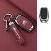 Funda para Llave de Coche para Saic Maxus T60 Aleación de Zinc Cuero Llavero Inteligente Remoto Carcasa Protectora Automática Piel para Llavero Accesorios