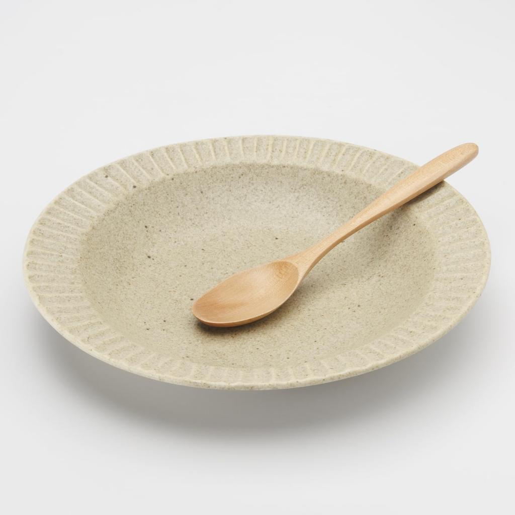 Aito Seisakusho Curry and Pasta Gift 23 x 22 Includes Wooden Spoon Mino Dishwasher and Microwave Perfect for and Made in Gray and Product Number