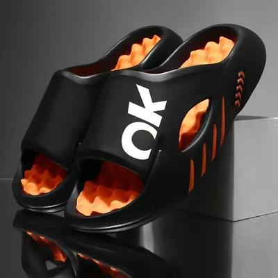 Men's Classic EVA Slippers - Summer Massage Beach Sandals with Thick Sole