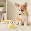 Plush Dog Toy Squeaky Sound Stuffed Puppy Toy Cartoon Fruit Shape 1 Pc