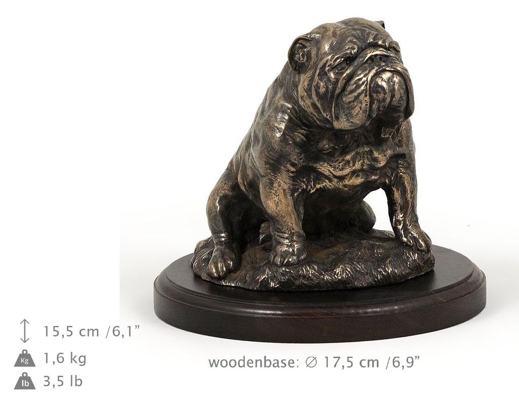 Bulldog II - Dog Statue, Figurine for Office, Trophy for Dog Show by Art-Dog Brand