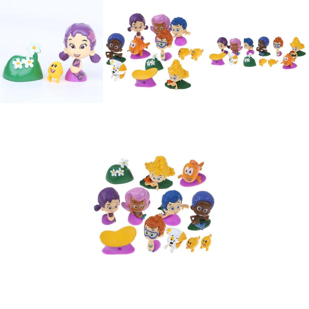 Guppies 12 Figure Set Pvc Toy With Premium Quality And Timeless Design**