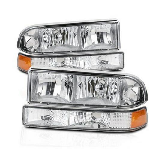 1998-2004 Chevy S10 Blazer Headlights & Bumper Lights