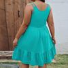 Women's Summer Casual   A Line Dress Tiered Sleeveless Sundresses Beach Vacation Outfits
