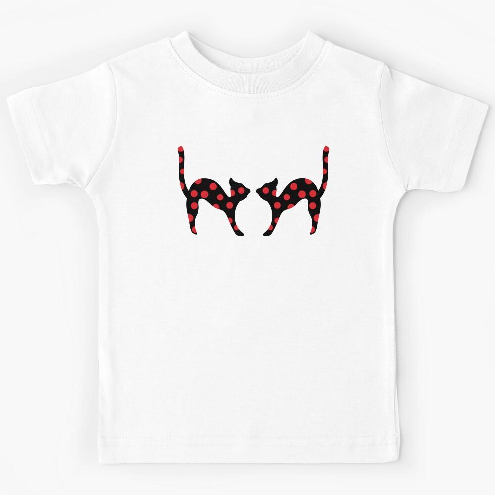 Polka dots Cats Kids T-Shirt 110