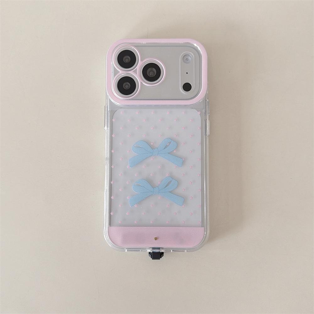 

Applicable to iPhone17ProMax calls flash butterfly stars mobile phone case calls creative light iPhone17