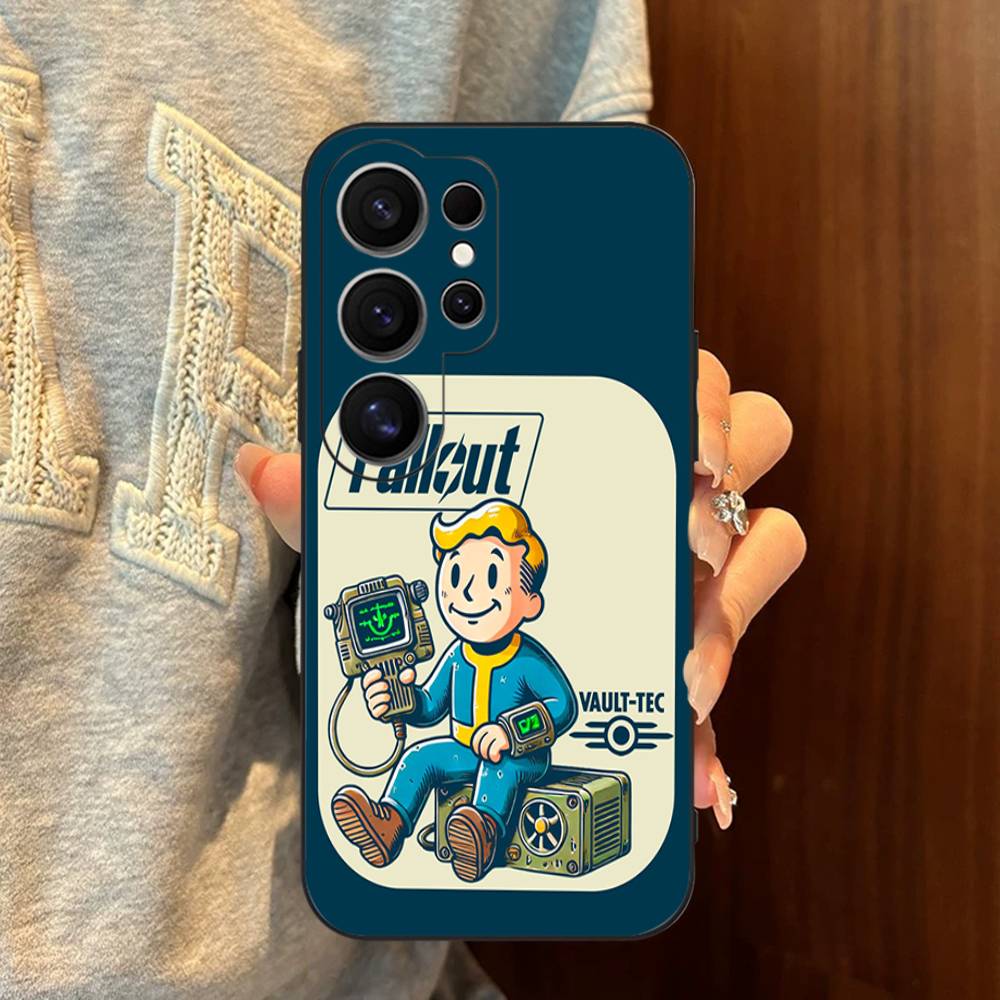 

F-Fallout S-Series 4 Cool Game Phone Case For Samsung S 24 Fe 25 Ultra Plus 20 Lite 21 30 22 23 24 22 Ultra 5G Fundas Samsung S25PLUS