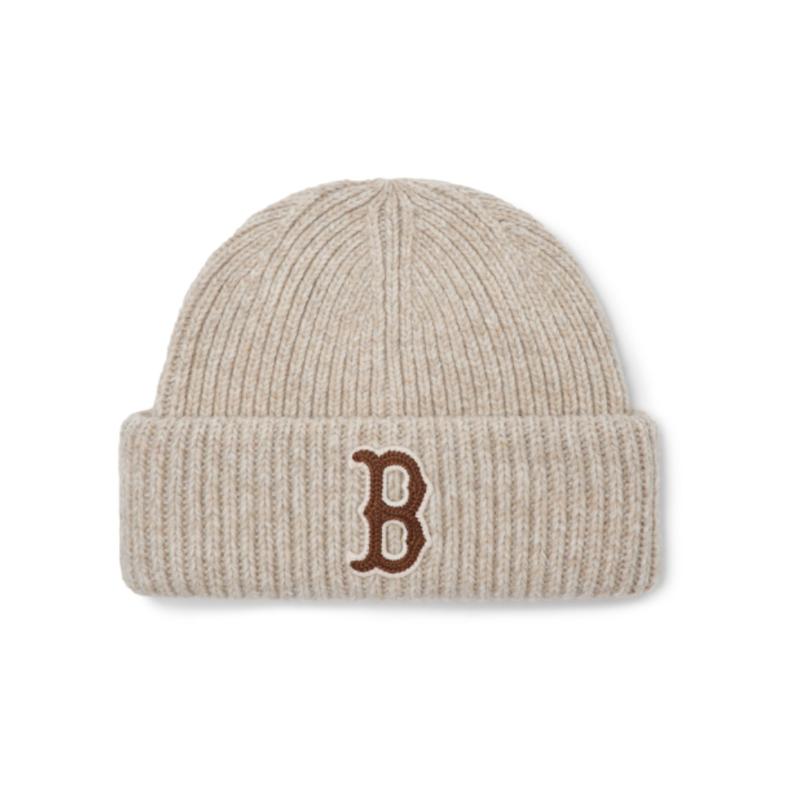 Унисекс акриловые шерстяные нейлоновые шапки-бини MLB Хаки Модные 3ABNM1426 OS