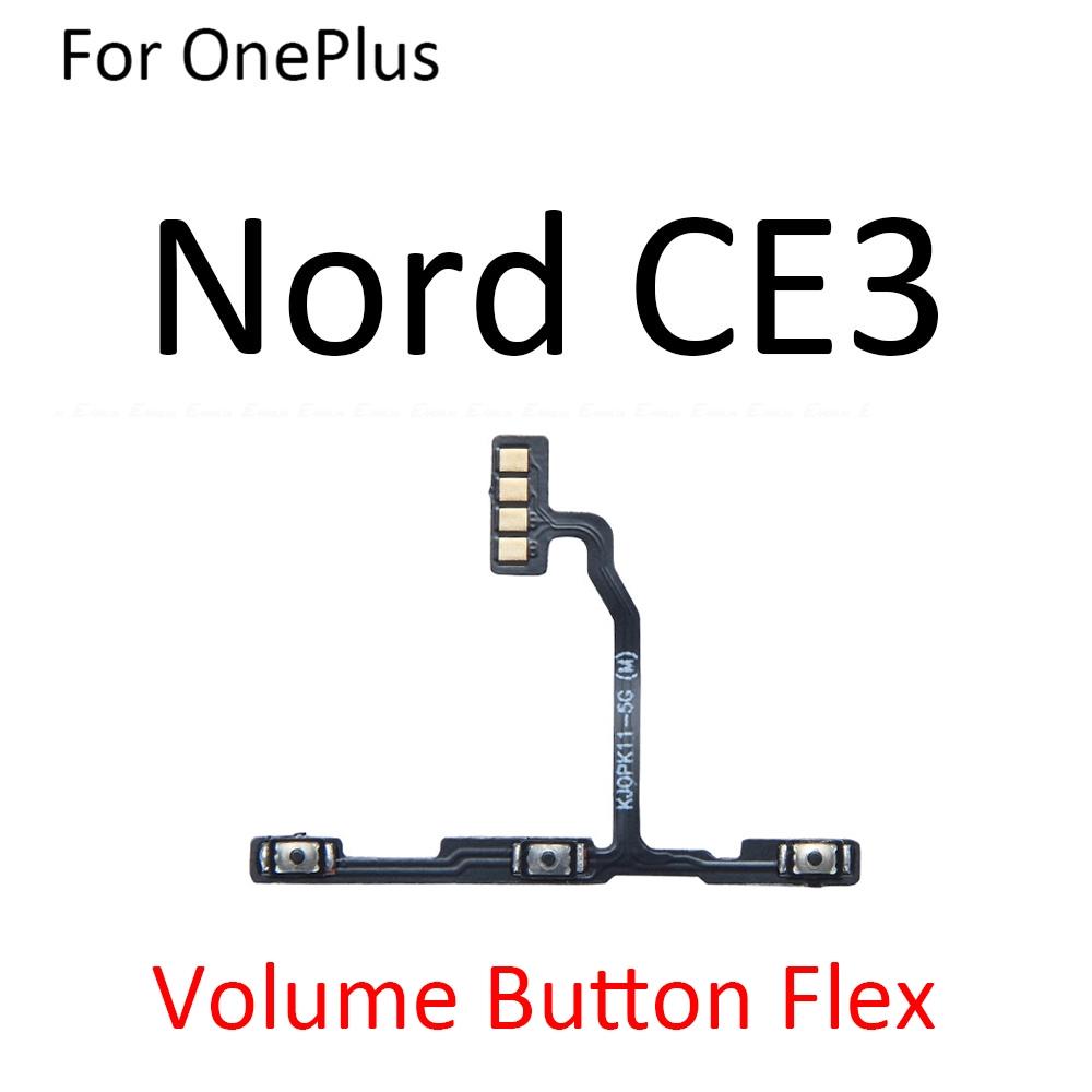 Power On Off Button Volume Switch Key Control Flex Cable Ribbon For OnePlus Nord CE 3 4 CE3 CE4 Lite N10 N20 SE N30 Repair Parts