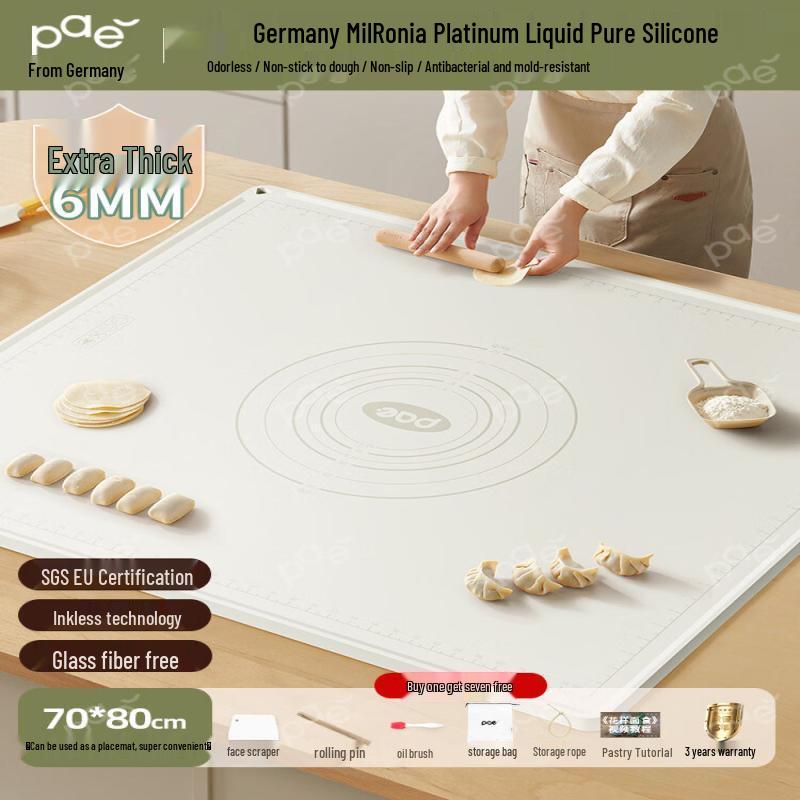 Thickened Food-Grade Silicone Kneading Mat