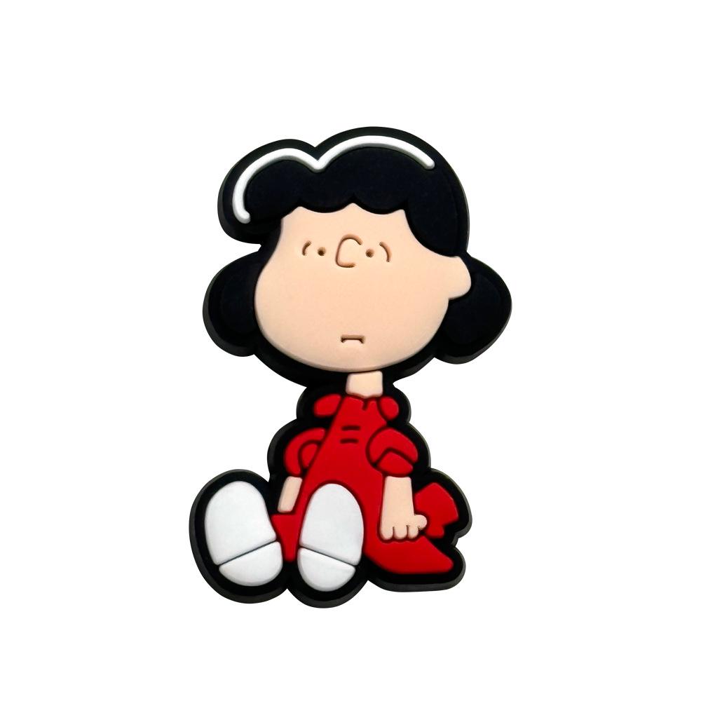 Snoopy Schuhanhänger - PVC Weichgummi Clog-Zubehör für Gartenschuhe