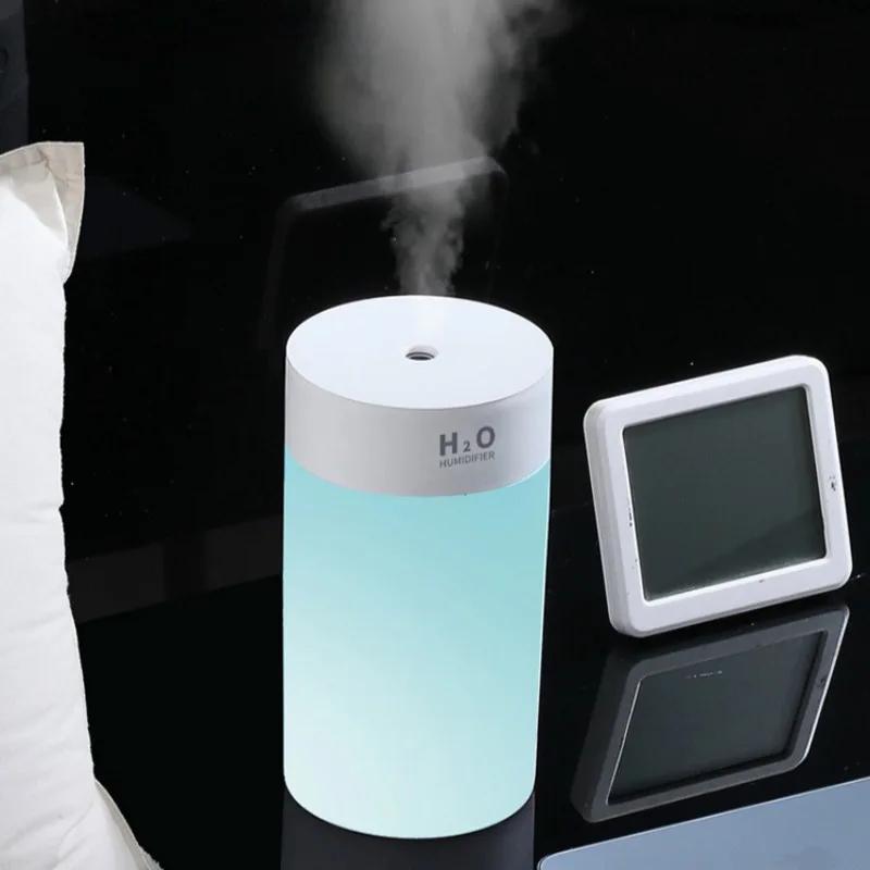 400ML USB Ultrasonic Air Humidifier Essential Oil Diffuser for Home Car Mute Mist Maker Water Diffuser with Romantic Light