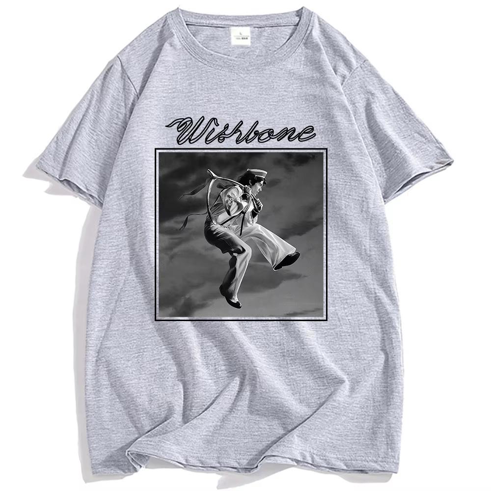 Wishbone Conan Gray T-shirt Summer Casual 2026 Album Tshirts Cotton Short Sleeve Unisex Streetwear Oversized Tshirt Short Sleeve Casual Clothing
