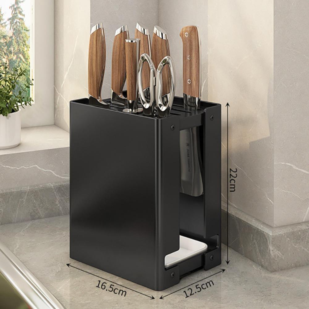 Multifunctional Knife Holder Draining Feature Kitchenware Draining Organizer  Kitchen Use