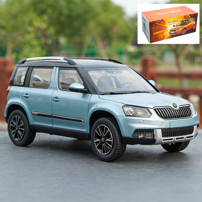AAABW1 1:18 SKODA Yeti SUV Alloy Car Model Diecast Metal City Off-road Vehicles Car Model High Simulation Collection Childrens Toy Gift