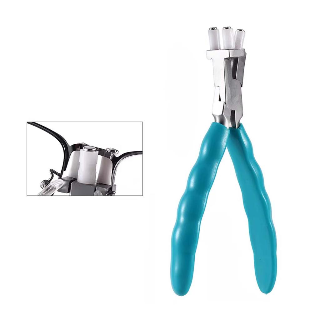Metal Eyeglasses Bridge Adjustment Pliers, Optical Glasses Frame Deformation Tool Glasses Nose Pad Repairing Pliers