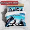 3pcs Duvet Cover Set (1*Duvet Cover + 2*Pillowcase, Without Core), Custom Name Final Fantasy Pattern Bedding Set, Home Bedroom Decor Gift
