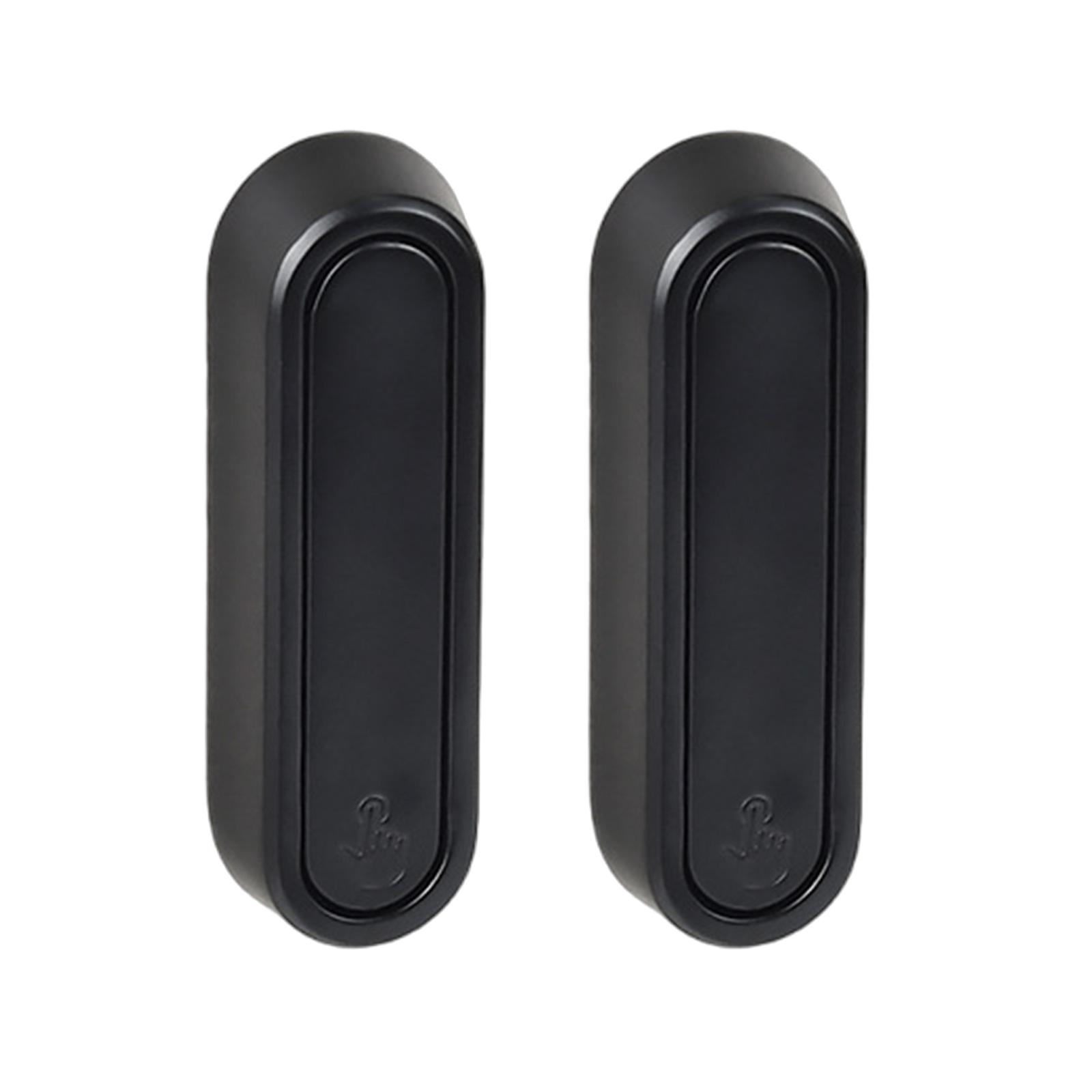 

Упаковка из 2 складных крючков для полотенец, шляп, рюкзаков, прочная настенная вешалка для одежды, принадлежности для ванной комнаты чёрный