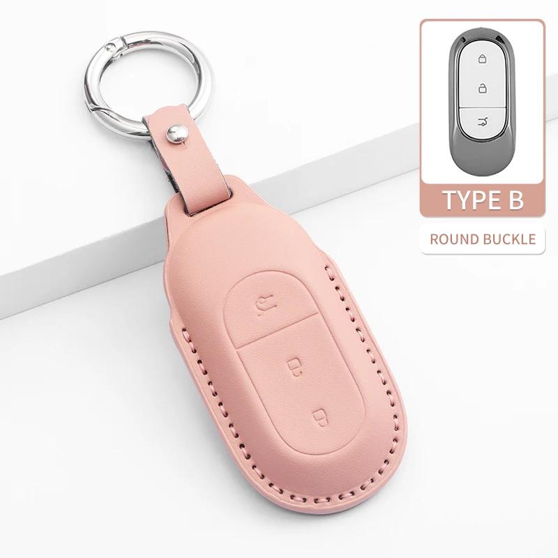 PU Leather Car Remote Key Case Cover Shell For Leapmotor t03 s01 c11 for  Leapmotor C01 T03 S01 C11 Leap Motor Keyless Fob