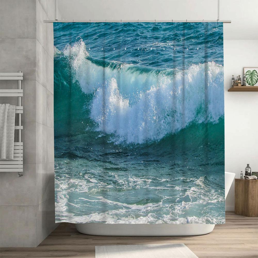 Rustic Cow Shower Curtain with Western Hat for Bathroom Decor Farmhouse Country Style Animal Print