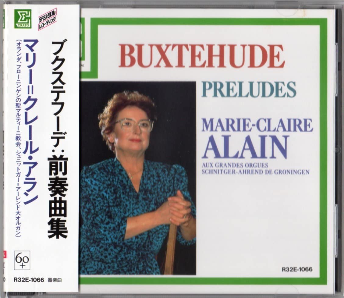 

CD MARIE-CLAIRE ALAIN - Buxtehude: Preludes Japan Classical Used