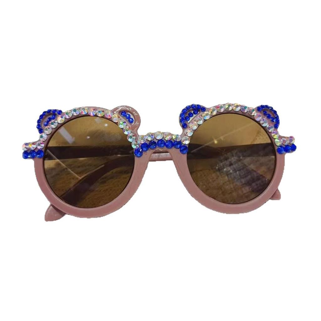 Kids' Glitter Sequin Sunglasses - Cute Candy Color Summer Shades for Boys & Girls
