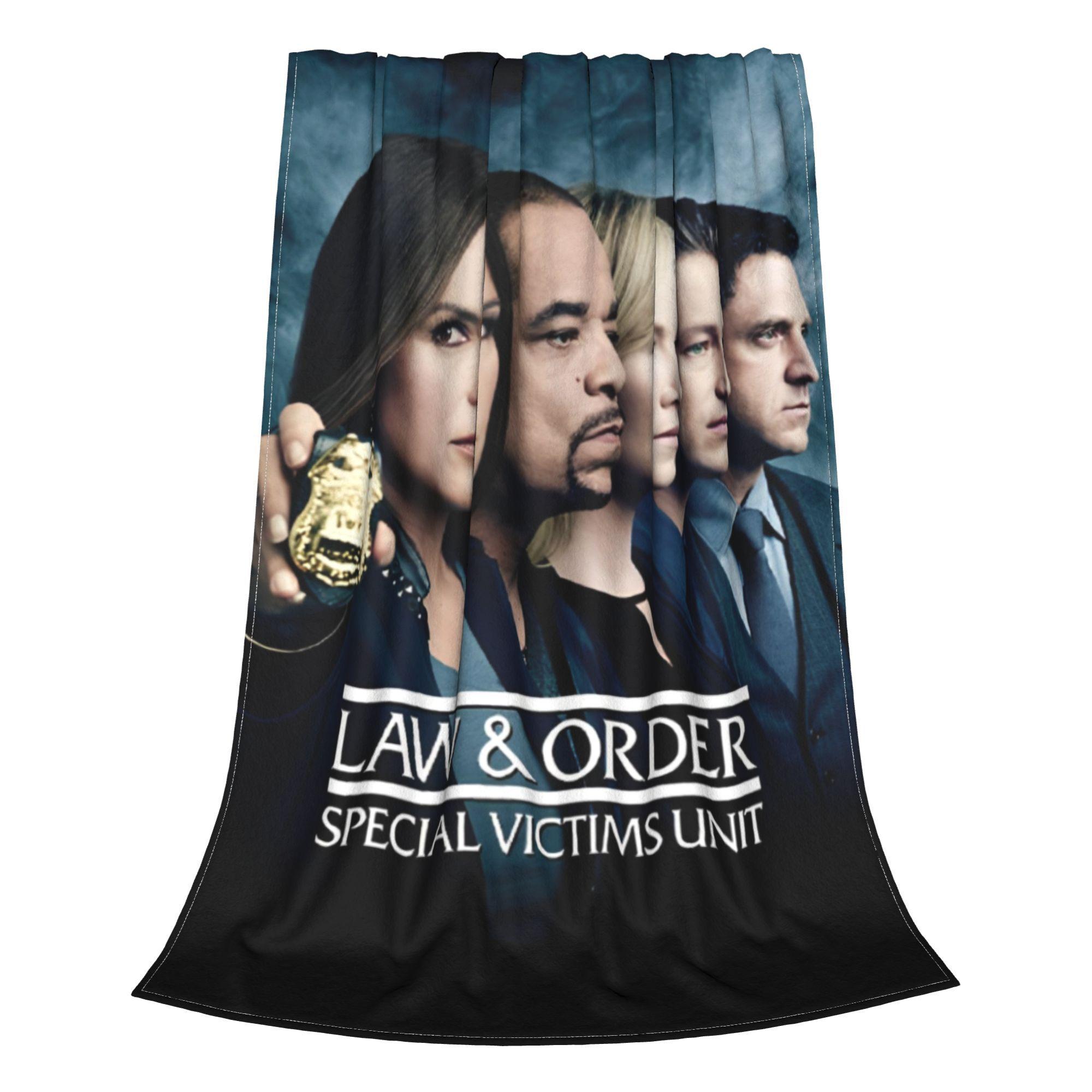 

Law & Order Special Victims Unit Flannel Blanket SVU Team Fashion Throw Blanket for Home Hotel Sofa 150*125cm Rug Piece Soft 100x150cm