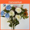 Camellia Four Head Simulated Flower Wedding Decoration Auditorium Roadway