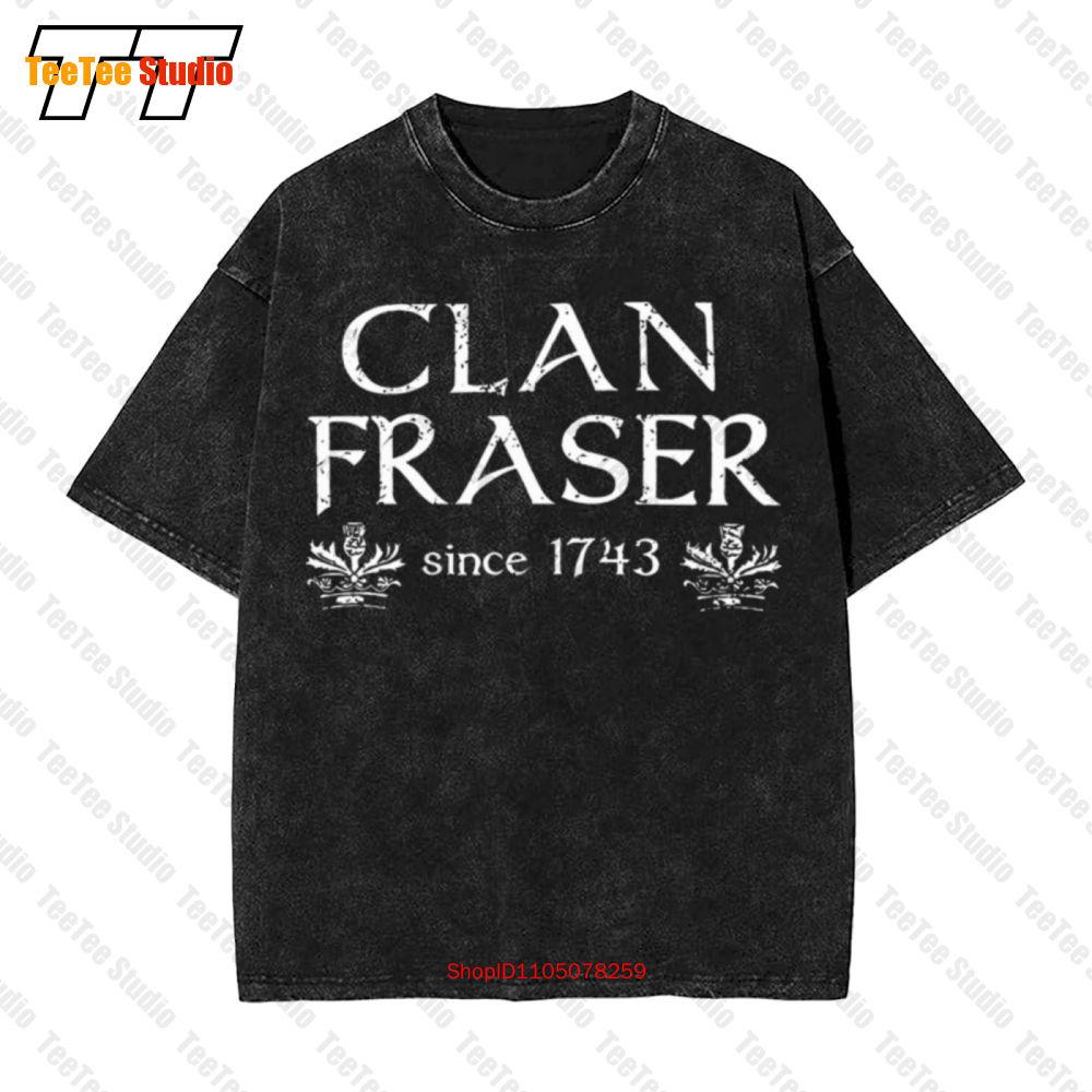 Clan Fraser Vintage Oversized TShirt TH S