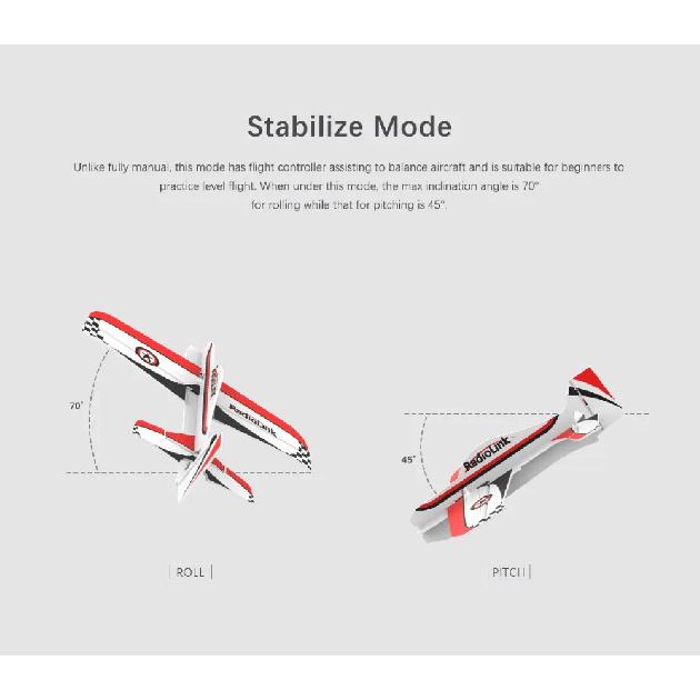 Radiolink Byme-A Byme-D Fixed Wing Flight Controller Gyroscope Self-stabilization Balance for 3D Fixed Wing 4CH Trainer