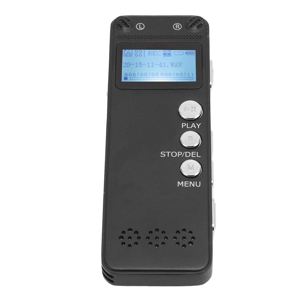 Digital Voice Recorder Professional One Button Recording HD Noise Reduction Voice Activated Recorder MP3 Player with