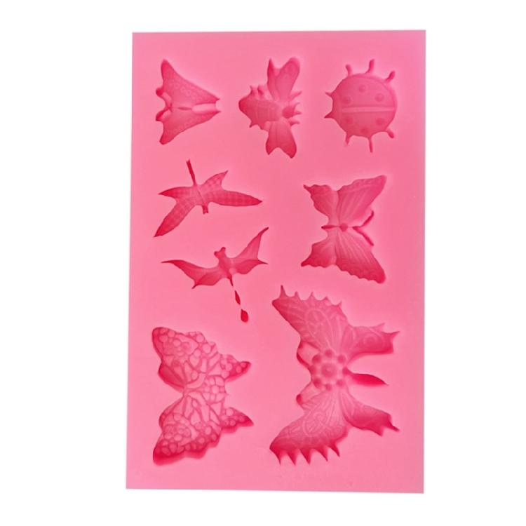 Butterflies Dragonflies Silicone Mold Fondant Cake Border Moulds Chocolate Mould