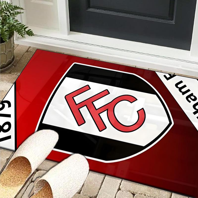 1PC rug Fulham Crest Design Carpet, Chair Rug,Area Rug for Office Bedroom living rooms bedroom, Doormat decor Christmas fan gifts