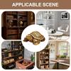 Turtle Statue Miniature Brass Animal Sculpture Collectible Prosperity Wealth Tortoise Figure Decorative Art For Bookshelf Table