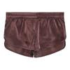 Men's Solid Color Ruffled Briefs Sexy Front Slit Briefs Thin Fashion Breathable Intimate Underwear