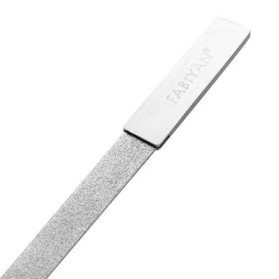 Stainless Steel Nail Art File Cuticle Pusher Remover Double Sides Scrub Buffer