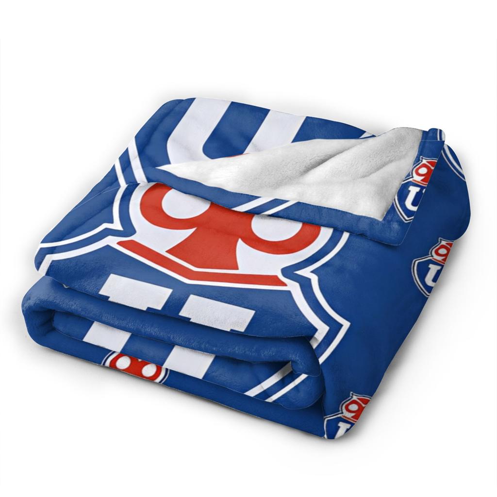 Club Universidad de Chile Copa Chile Flannel Throw Blanket Soccer Blanket for Home Car Super Warm Quilt,